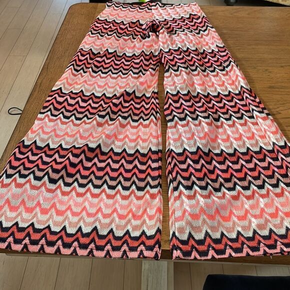 KARINA GRIMALDI BELL BOTTOM PANTS.  FULLY LINED IN BLACK.  NEW - Picture 3 of 12